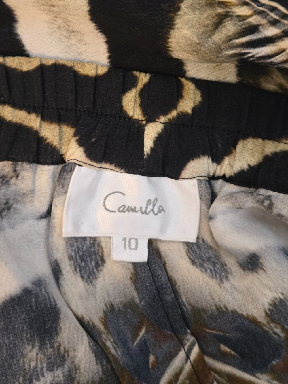 Camilla Nine Lives Wrap Harem Pants Size 10 Medium - Picture 11 of 14